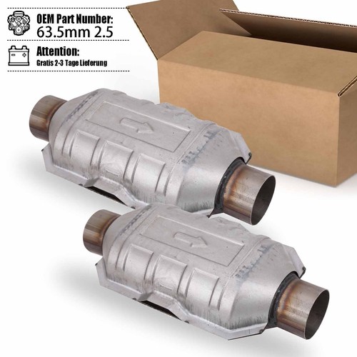 2pcs katalysator ø63 - Ø63,5mm, bis